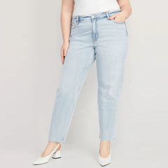 Ice blue jeans for women