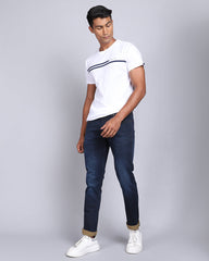 Stretch (Dark Blue) Jean's Slim-Fit