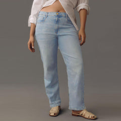 Blue Relaxed Jeans for women