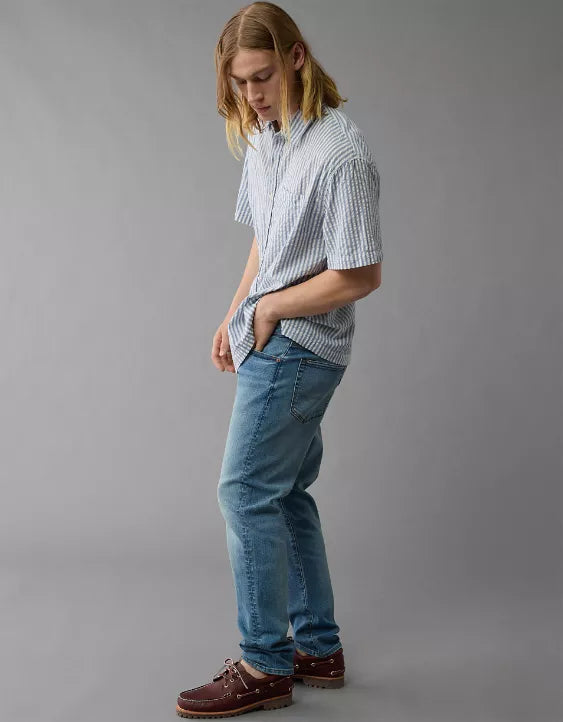 Blue Stretch jeans slim-fit