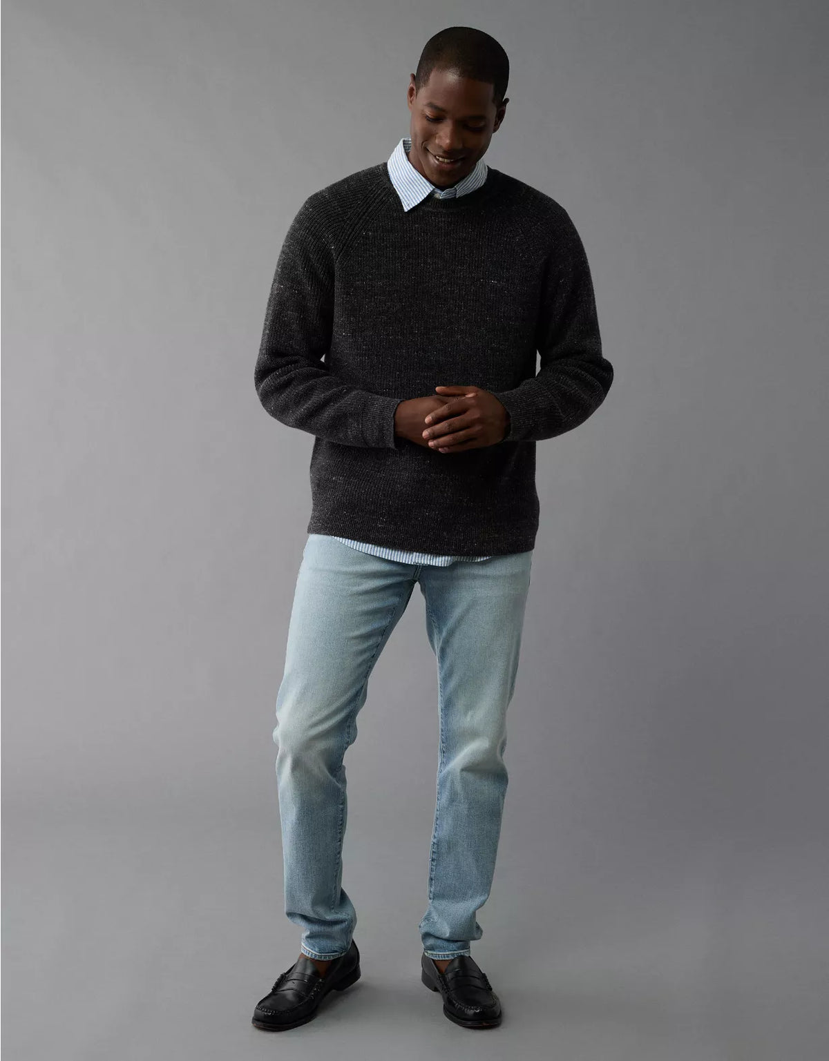 Light Blue Stretch jeans slim-fit