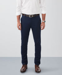 MENS Navy Blue Cotton SMART Fit Pant