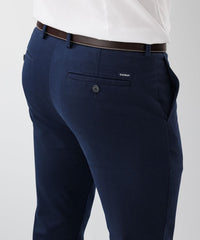 MENS Navy Blue Cotton SMART Fit Pant