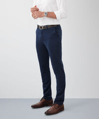 MENS Navy Blue Cotton SMART Fit Pant