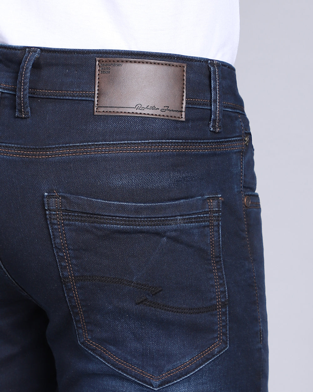 Stretch (Dark Blue) Jean's Slim-Fit