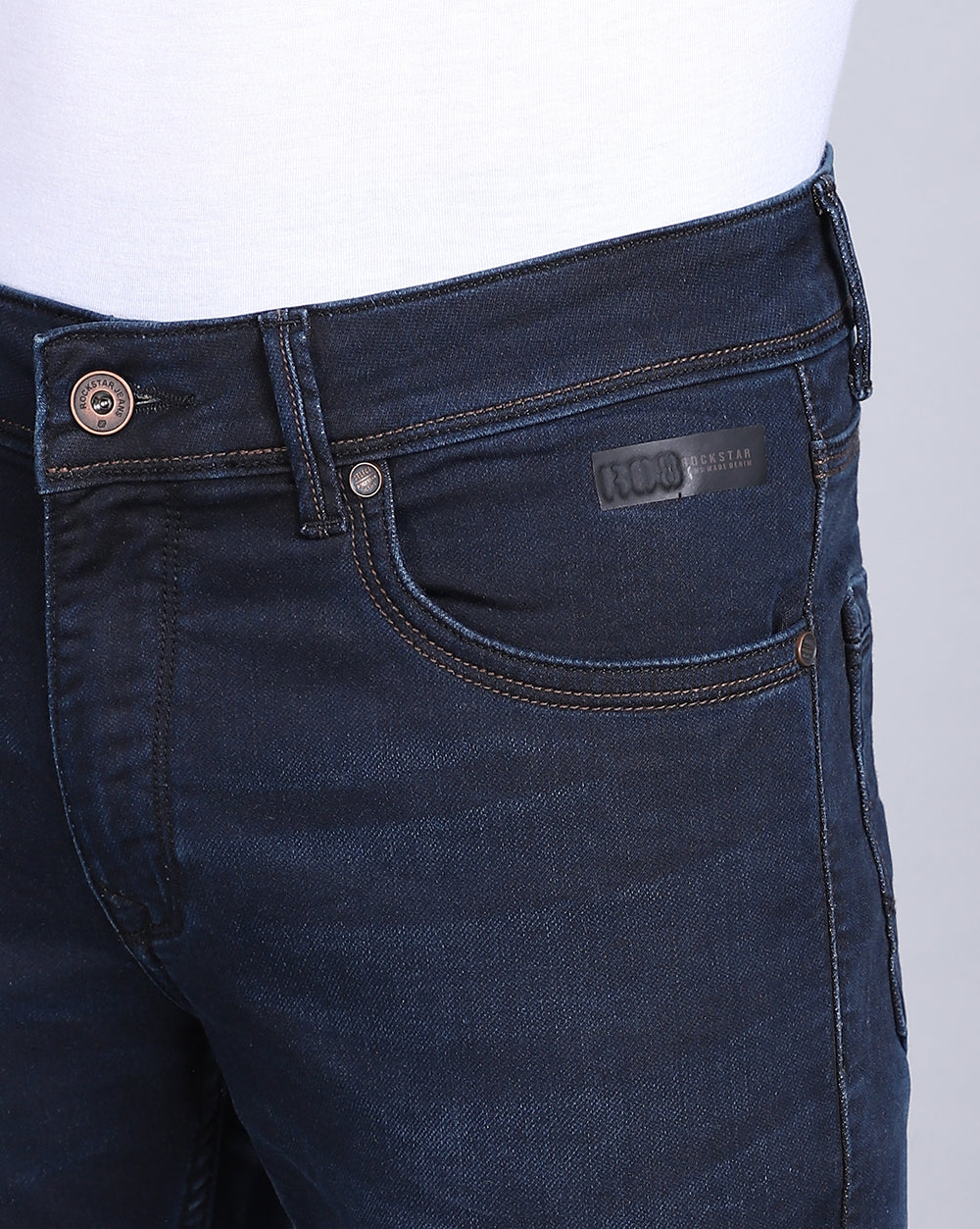 Stretch (Dark Blue) Jean's Slim-Fit