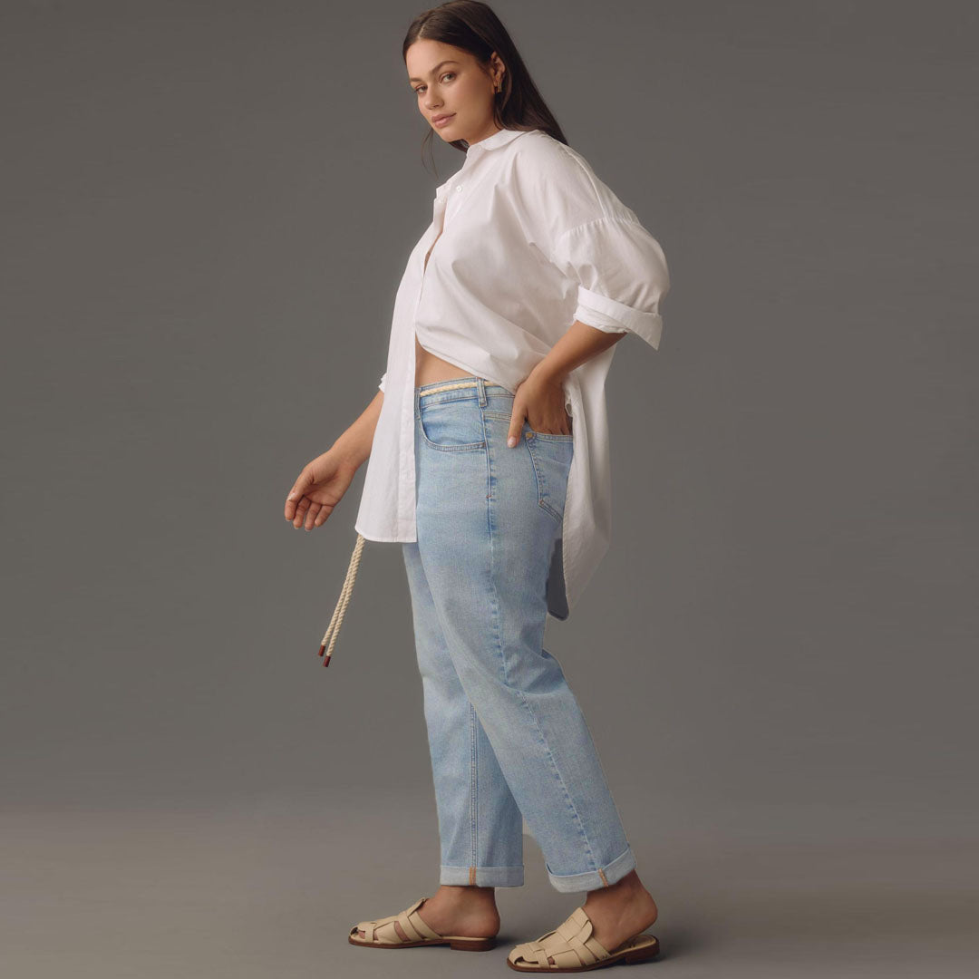 Blue Relaxed Jeans for women